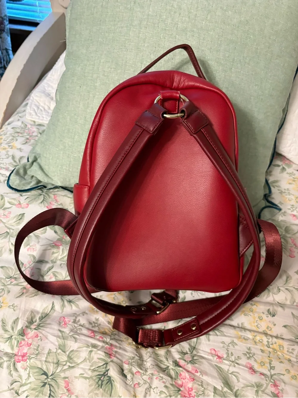Loungefly Red Avenger Mini Backpack with Multicolored Gem Accents